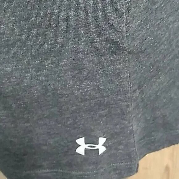 Underarmour Heat Gear Never Back Down Gray Racerback Tank Top - Picture 5 of 7